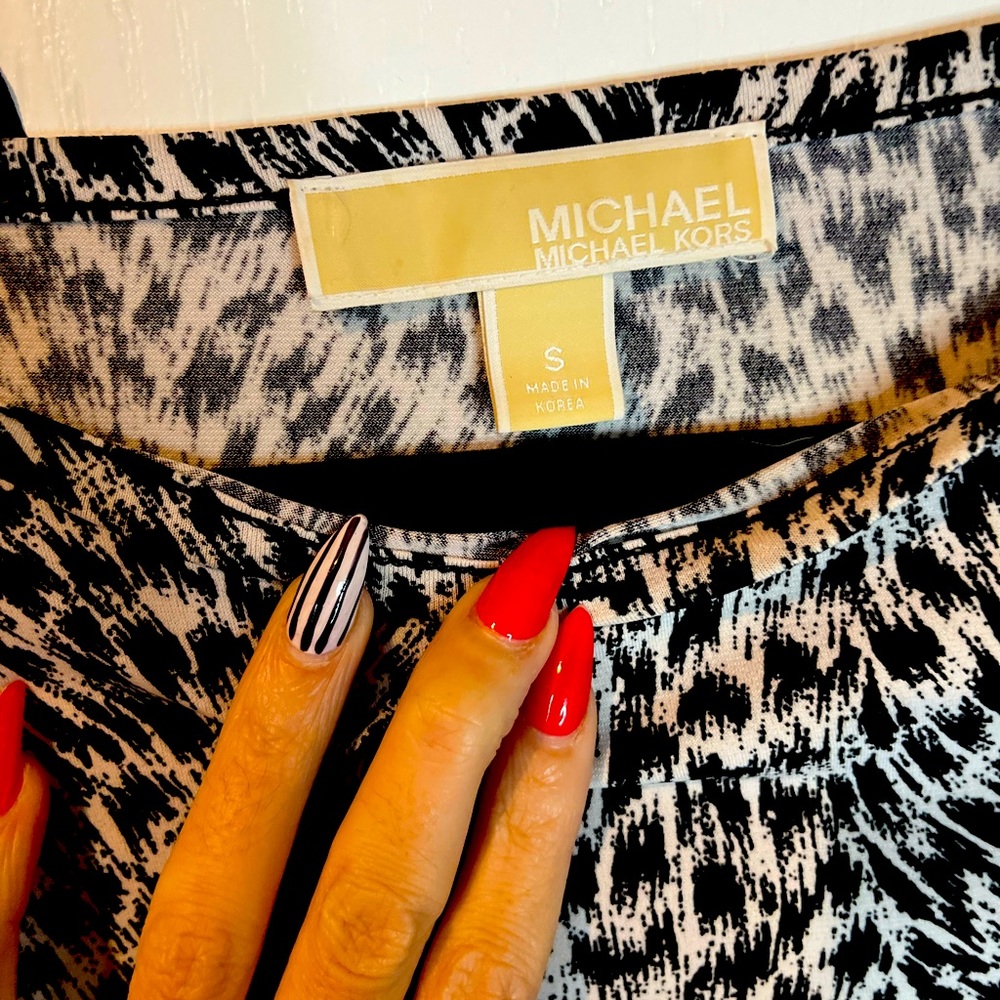 Michael Kors Animal Pint knee length dress